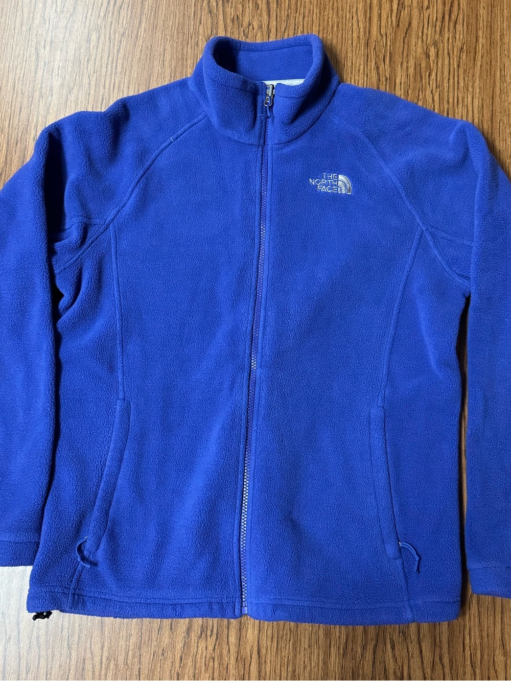 North Face, Full-Zip Fleece Jacket, Bright cobalt blue/royal blue, Women's LG